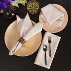 Linen Cloth Dinner Napkins Set of 12 – Reusable Table Linens (18×18 in)