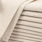 Linen Cloth Dinner Napkins Set of 12 – Reusable Table Linens (18×18 in)